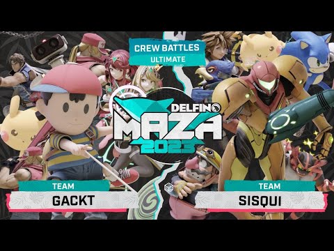 Delfino Maza 2023 [ESP] - Crew Battle - Team Gackt Vs. Team Sisqui - Smash Ultimate