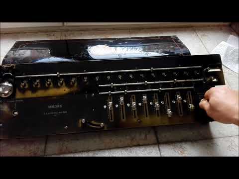 Automatic division on the MADAS VIII mechanical calculator