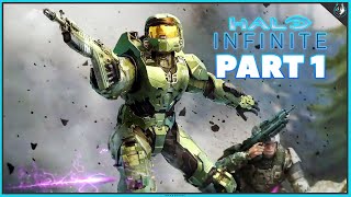 Halo Infinite Campaign Playthrough - Part 1 - INTRO &amp; FIRST CONTACT (Xbox Series X Gameplay)