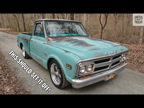 AMERICAN RACING WHEELS ON C10 TRUCK!