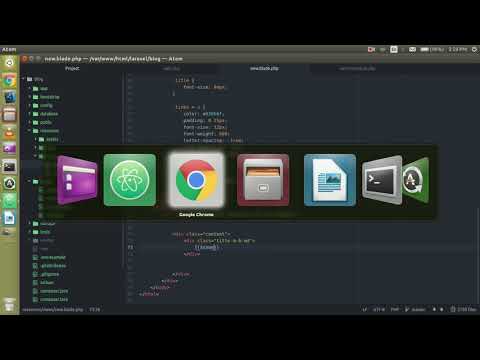 Laravel tutorial create a Simple View
