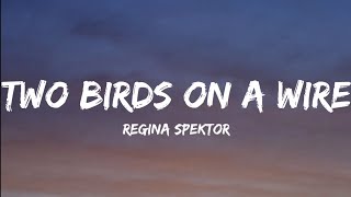 Regina Spektor- Two Birds On A Wire (Lyrics Video)