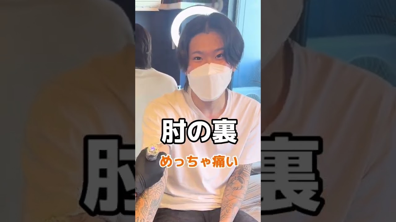 【検証】腕の中でタトゥーは1番どこが痛くないのか？