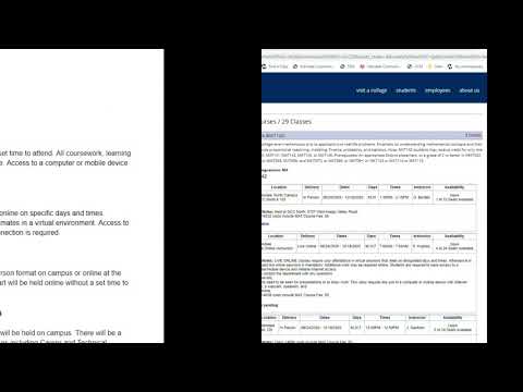 Find A Class Tutorial