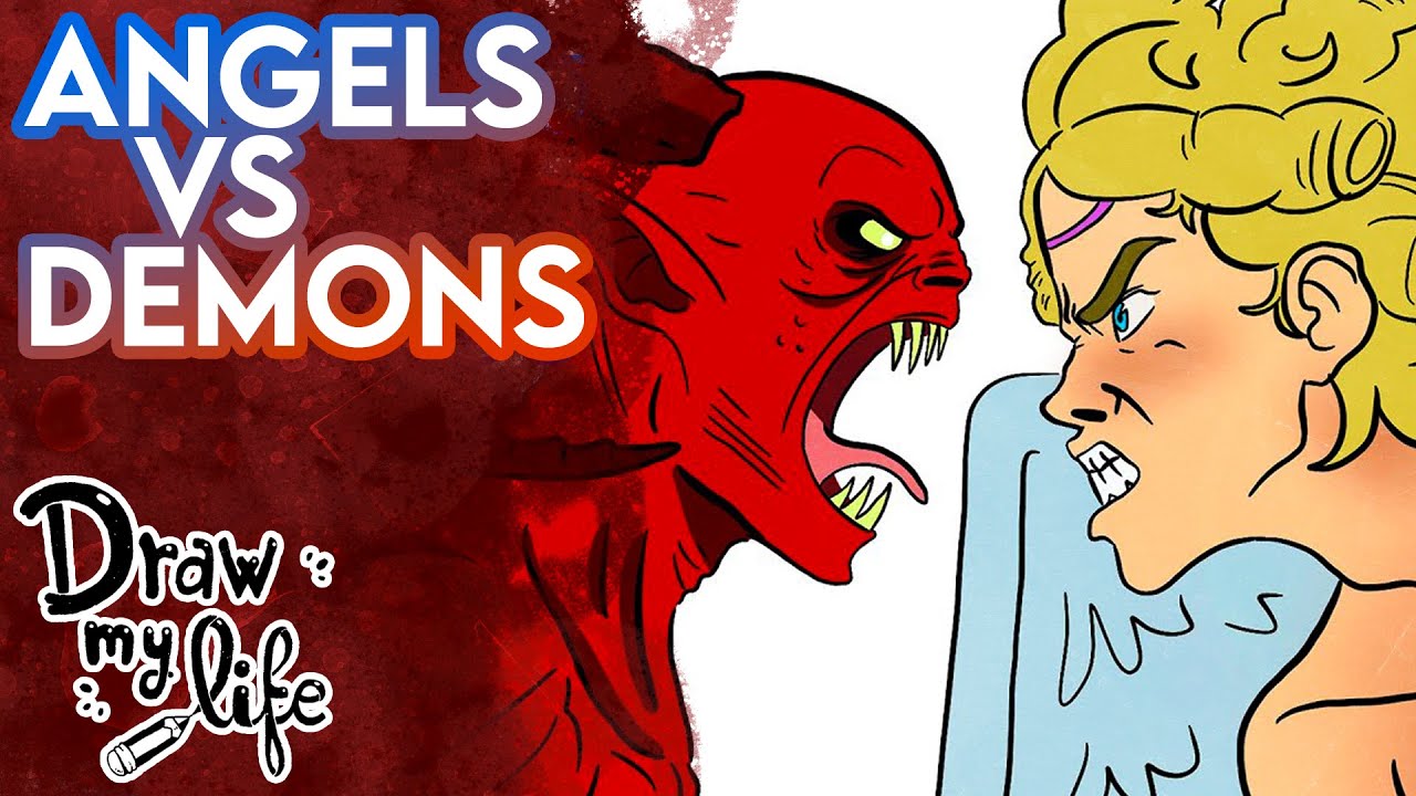 ANGELS vs DEMONS | Draw My Life