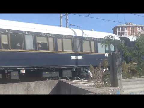 Treno a Lissone E.402B Doppia Orient Express 1367 da Chiasso a Venezia Santa Lucia