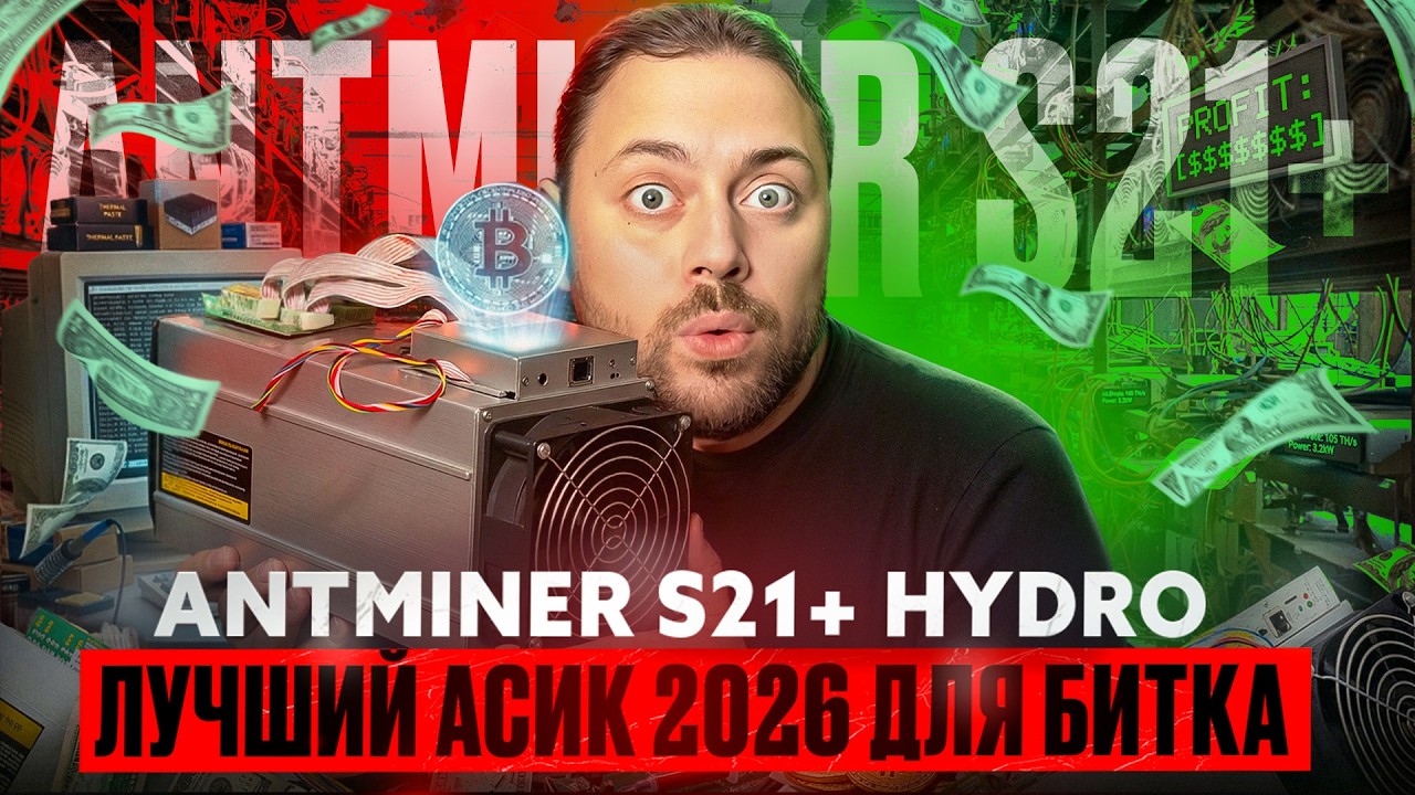Лучший асик 2026г для Битка | Antminer S21+ Hydro
