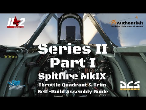 AuthentiKit Spitfire MkIX Flight Controls - Elevator Trim Wheel