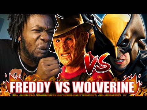 Freddy Krueger vs Wolverine - Epic Rap Battles of History. (REACTION!)