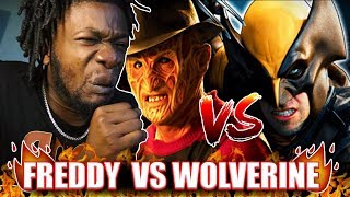 Freddy Krueger vs Wolverine - Epic Rap Battles of History. (REACTION!)