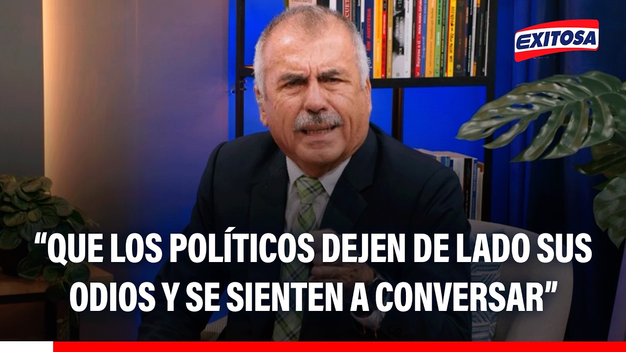 🔴🔵 Nicolás Lúcar exhorta a los políticos: "¿Cuáles son las respuestas a los problemas del Perú?"