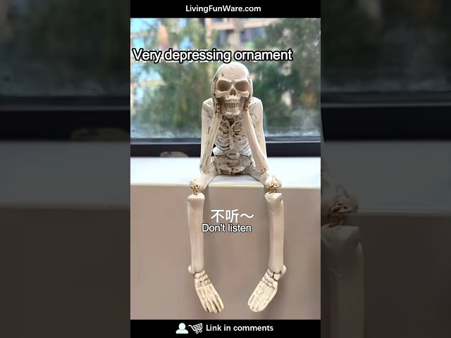 Vídeo relacionado con Byffoer Figura góticas, estatua, esqueleto, decoración para el hogar, escritorio, coleccionista, amante