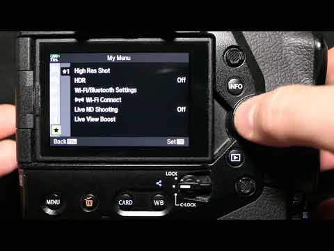 Olympus E-M1X tips: adding hi res shot to the drive menus