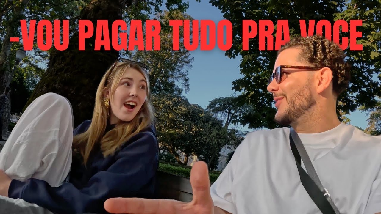 Pagando tudo para uma viajante desconhecida no Porto - Portugal