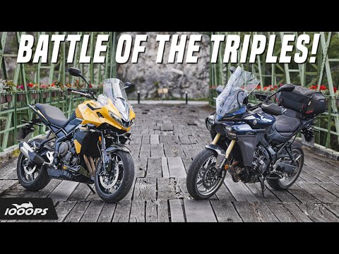 Yamaha Tracer 9 GT+ vs. Triumph Tiger  Sport 800 Comparison Test - Crossover Clash!