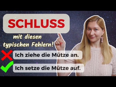 Vermeide diese typischen Fehler! I Typische häufige Fehler beim Deutschlernen: A2, B1, B2, C1