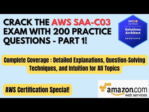 AWS SAA-C03 Exam: 200 Practice Questions - Part 1 | Detailed Explanations |#awscertification #tricks