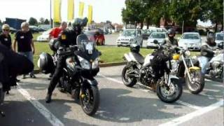 preview picture of video '2011-09-16 150° unità d' Italia motostaffetta da Sesto Calende a Biella'