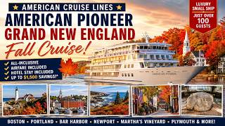American Cruise Lines American Pioneer, Grand New England Fall Cruise | Luxury Small Ship Experience