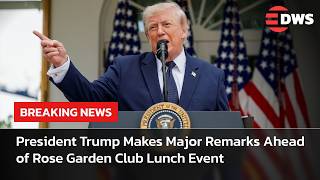 FULL ADDRESS: President Trump Delivers Powerful Remarks Before White House Rose Garden Lunch | AC14