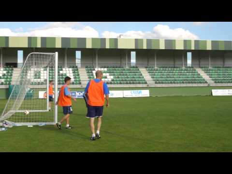 S.D.G. Segoviana. Entrenamiento en La Albuera. Partido vuelta Noja 8/6/2011