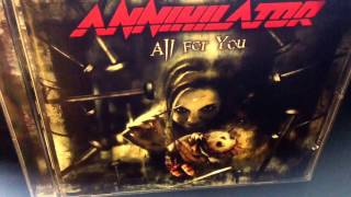 Annihilator All For You CD - ASMR review