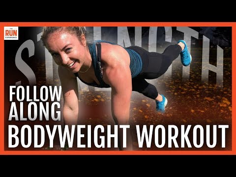 Get Strong Now | Follow Along Bodyweight Workout For Runners