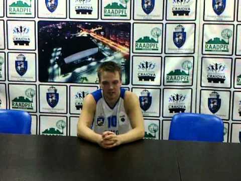 Interviu Sten Sokk - SCM U CRAIOVA - KB PEJA 85-75