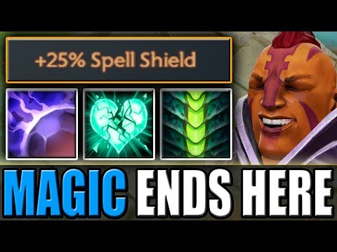 True Anti-Mage Build [75% + 25% Magic Resistance] The Magic Ends Here | Dota 2 Ability Draft
