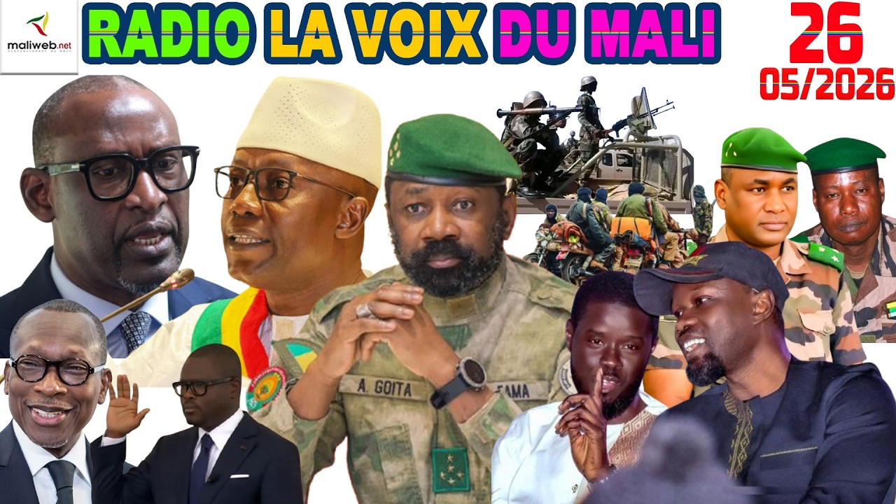 La Revue de Presse de la RADIO LA VOIX DU MALI du 26 Mai 2026