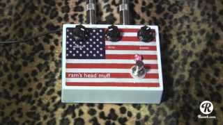 Made by Mike RAM'S HEAD fuzz pedal demo with Kingbee Tele & Dr Z Antidote