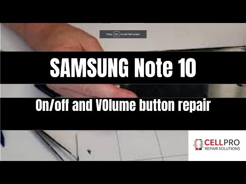 Note 10 on\off and volume button replacement (best method)