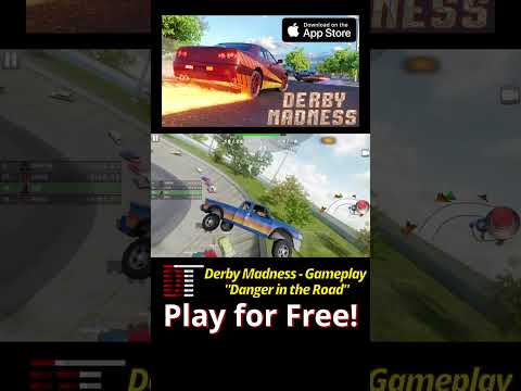 Derby Madness Gameplay (iOS, sequel to Bus Derby) Play for Free! #derby #racing #demolition #gaming - YouTube
