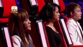 The Voice Cambodia 2014 Blind Audition | Soy Ratana - Kmean Lerk Ti Pi