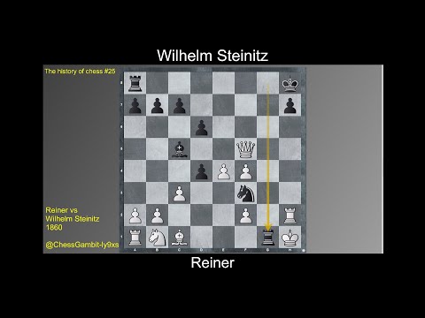 Reiner vs Wilhelm Steinitz ***The history of chess #25