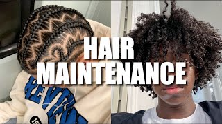 Hair Maintenance tutorial for Thicker & Healthier Hair (Black Men )