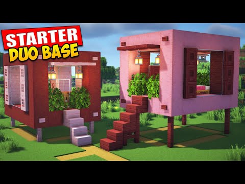 MarchiWORX Minecraft - Minecraft | How to Build a Cherry Blossom & Mangrove Survival House Tutorial 🏠