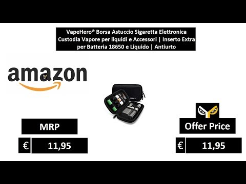 VapeHero® Borsa Astuccio Sigaretta Elettronica Custodia Vapore