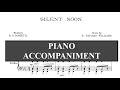 Silent Noon (R.V. Williams) - Eb Major Piano Accompaniment - Karaoke