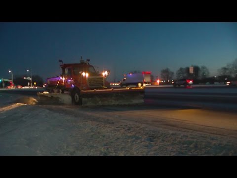 Overnight Snow Causes Snarls On Roads