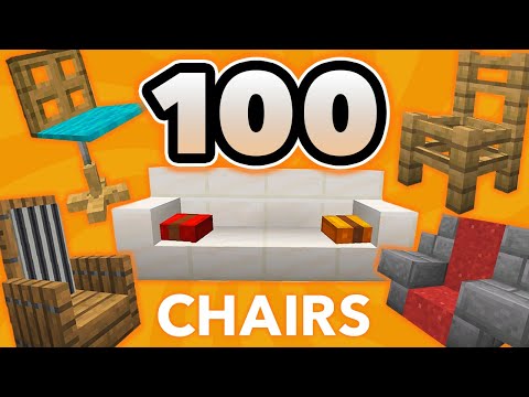 Steadfast - 100 Minecraft Chair Ideas (How to Build Furniture Designs in Minecraft)