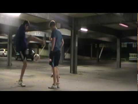 Andrew and Jamie - Football Freestyle Clip