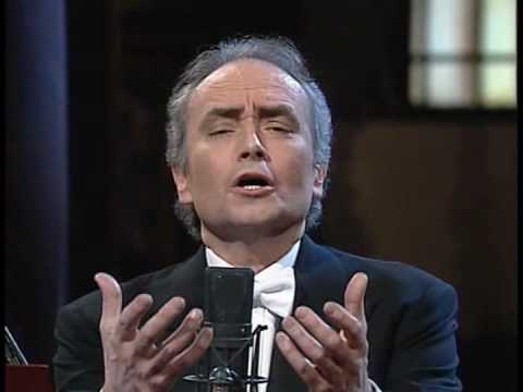 Jose Carreras Sings" Lord's Prayer" in Roma - 1998