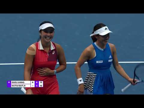 Aldila Sutjiadi/Miyu Kato vs. Hanyu Guo/Jing Xinyu | Zhengzhou Open 2023