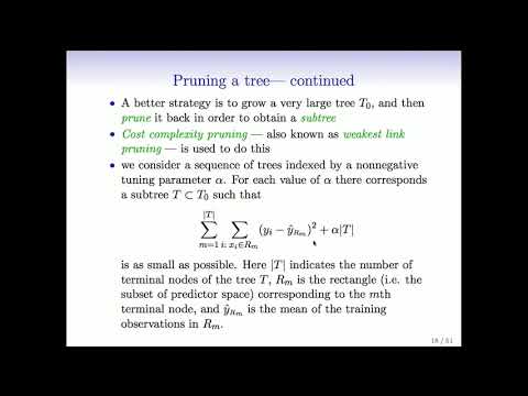 StatsLearning Chapter 8 part 1