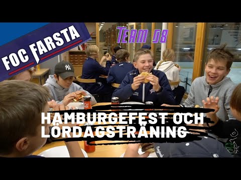 Hamburgefest och lördagsträning med FOC Farsta Team-08