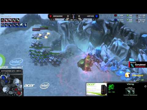 [ATC] TvT HeroMarine vs Ryung -g1- Starcraft 2 HD polski komentarz Heart of the Swarm