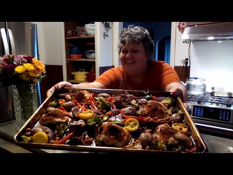 Mediterranean Chicken & Veggie Sheet Pan Dinner | Healthy & Delicious Using Flash Foods