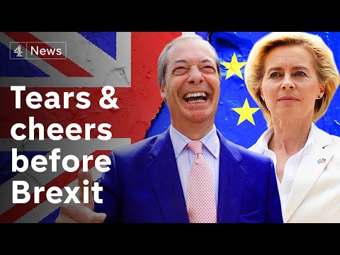 Tears and cheers as MEPs leave Brussels before Brexit day