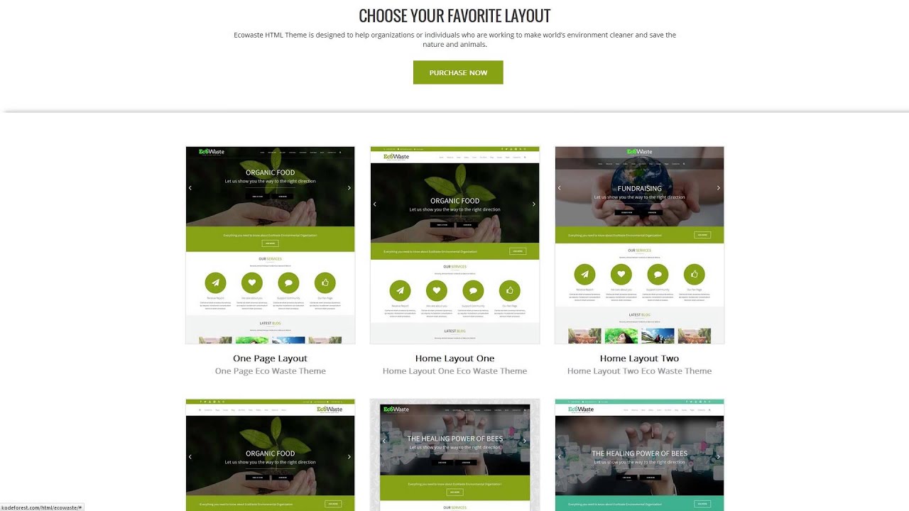 EcoWaste - Environmental HTML5 Theme